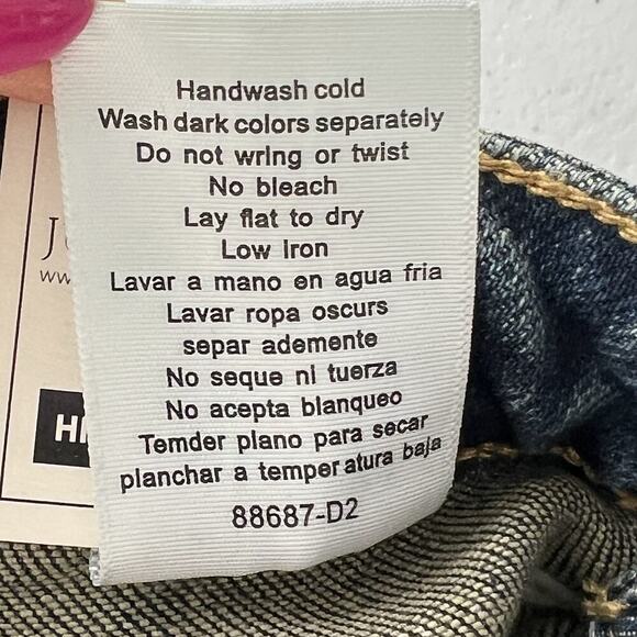 Judy Blue Relaxed High Waist Patch Pockets‎ Jeans Sz 26 90s mom Jean Style - Picture 10 of 15